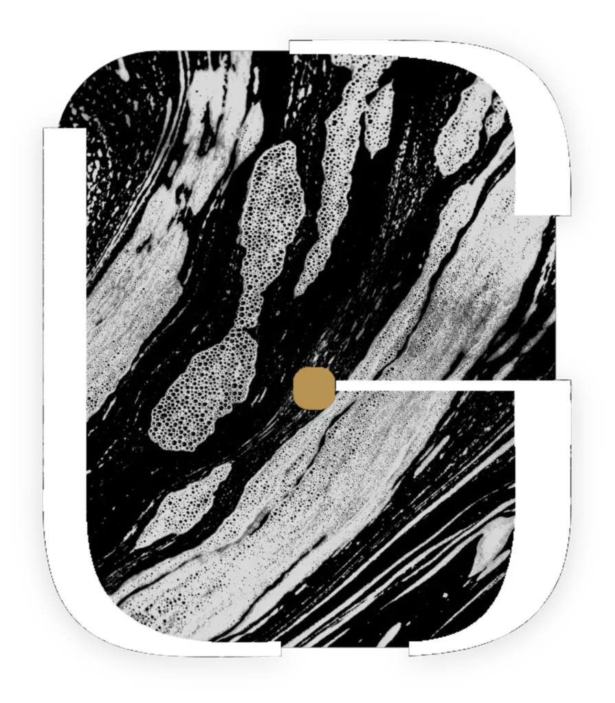 Textura abstrata fluida em preto e branco